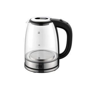 WinningStar - Fierbător electric din sticlă - 1500W - 1,8L