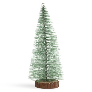 Brad artificial mini - 30 cm - verde înzăpezit