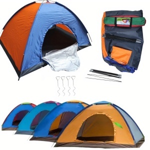 Cort Camping 1x2x1.1m cu Plasa de Tantari cu Fermoar, Impermeabil Diferite Culori