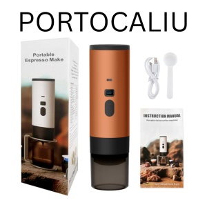 Espressor portabil portocaliu