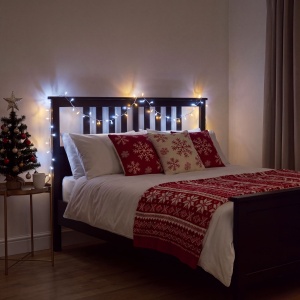 Instalație luminoasă - 5 m - 200 alb cald & 50 alb rece LED - 100-240V - 6W - cablu alb - Img 3