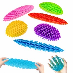 Jucarie Antistres 12/set Model Breloc, din Plastic 25cm Diferite Culori - Img 2
