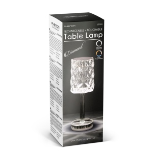 Lampa de masa - transparenta - caldura reglabila de culoare, luminozitate - baterie - USB - Img 4