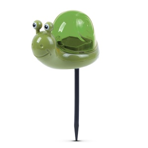 Lampă solară cu țăruș - melc - LED alb - 10 x 6 x 15 cm - Img 3