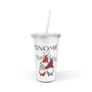 Pahar de Crăciun – cu pai și capac – 473 ml – plastic - Img 2