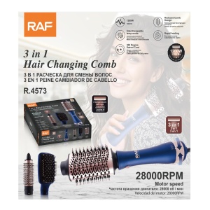 Perie rotativa cu aer cald RAF R.4573, 3 in 1