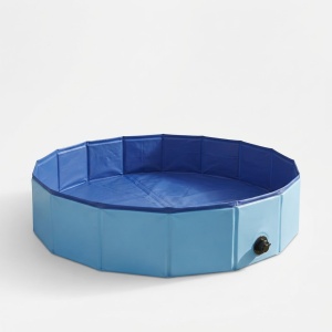 Piscină pliabilă pentru animale de companie – pentru exterior și interior – 120 × 30 cm