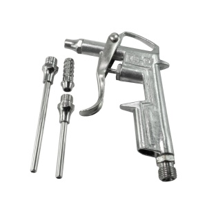 Pistol de suflat aer – pneumatic – cu duze interschimbabile – 16/50/80 mm – 1/4"