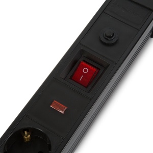 Prelungitor cu 6 prize cu protecție la supratensiune și supracurent - 230V - 16A - 3m - Img 2