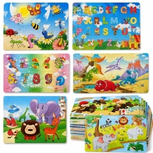 Puzzle pentru Copii 40 Piese, 21x28cm, din Carton, Diferite Modele - Img 2