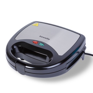 Sandwich maker 3 în 1 - 220-240V - 800W - argintiu/negru - Img 2
