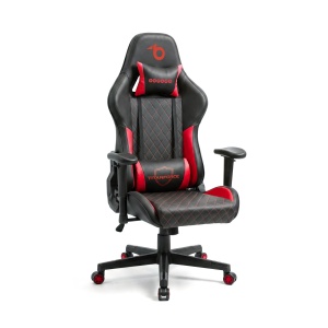 Scaun gaming TitanForce cu perne - negru/roșu - 122 x 65 x 53 cm - Img 2