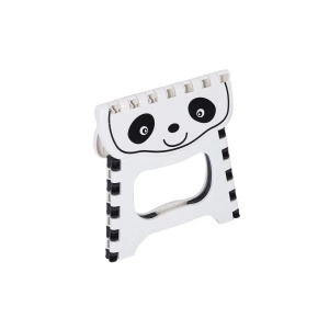 Scăunel Pliabil pentru Copii 20x19x24cm, Model Panda, din Plastic Portabil - Img 3