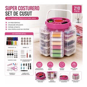 Set cusut - 210 piese