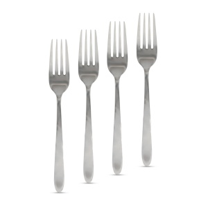 Set de furculițe pentru tacâmuri – oțel inoxidabil – 4 buc / pachet