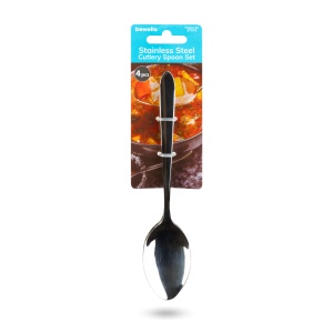 Set de linguri pentru tacâmuri – oțel inoxidabil – 4 buc / pachet - Img 3