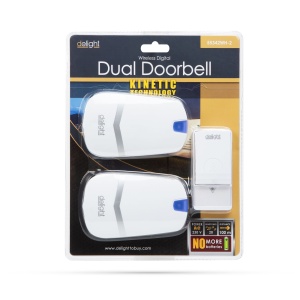 Sonerie wireless digitală, fără baterie - Kinetic - receptor dublu - Img 2