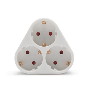 Adaptor priză de perete - 3 prize - cu împământare - 250V - 16A - Img 2