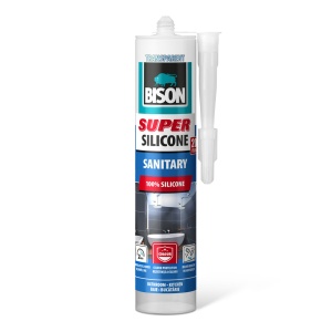 Bison Silicon sanitar superior/anti-mucegai transparent - 280 ml