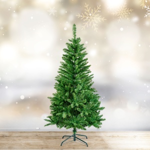 Brad artificial - 150 cm - PVC - verde închis