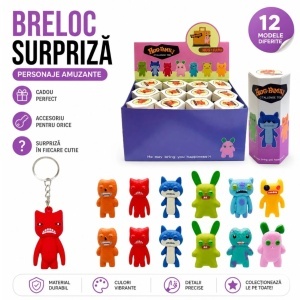 Breloc Figurine 12/set Fugg Family Monsters, Blind Box 6.5cm Diferite Modele