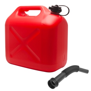 Cană de combustibil - plastic - 10 L - roșie