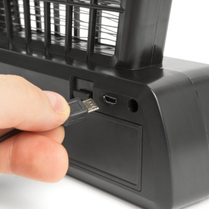 Capcană pentru insecte UV de masă - baterie și USB, negru - Img 3