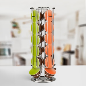 Capsule de cafea din metal - 24 Dolce Gusto capsule - crom