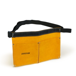 Centură din piele pentru scule – 35 x 20 cm – 2 buzunare - Img 2