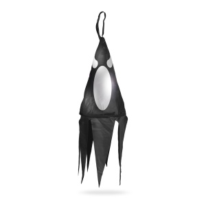 Decorațiune de Halloween cu iluminare - fantomă - negru - 10 LED-uri colorate - de agățat - 2 x 2032 - Img 3