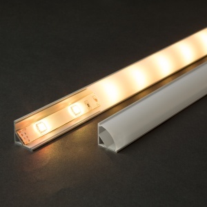 Dispersor profil aluminiu LED - opal - 2000 mm