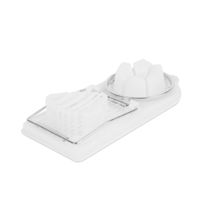 Feliator de oua - plastic / otel inoxidabil - 19 x 8 cm