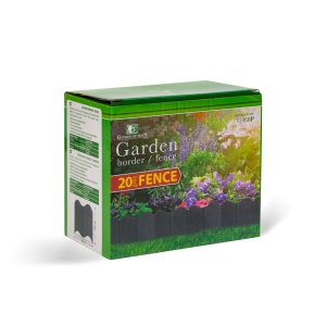 Flori borduri pat / garduri - 15 x 14 cm - negru - 20 bucăți / pachet - Img 2