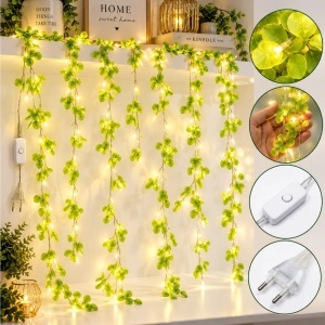 Ghirlanda din Frunze, 2x2m cu LED