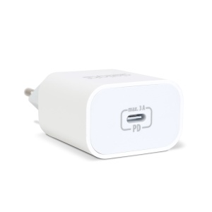 Încărcător cu încărcare rapidă Type-C - Power Delivery (PD) 20 W - alb