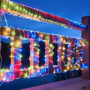 Instalație 10m, Model Furtun LED, Lumină Multicolora, pentru Interior și Exterior, de Crăciun - Img 3