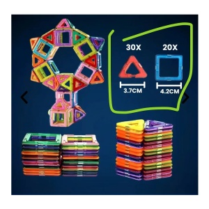 Jucarie modulara - set 50 cuburi
