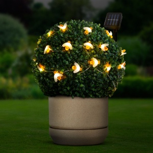 Lampă solară LED - albină - 2,3 m - 20 LED - alb cald - Img 2