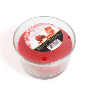 Lumanare parfumata - capsuni si crema - 350 g - Img 3