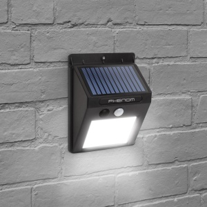 Reflector solar cu senzor de mișcare - de perete - LED COB