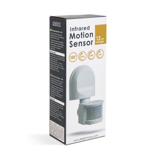 Senzor de mișcare - 180 ° - max 12 m - max 1200W - IP44 - Img 3