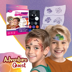 Set de picturi aventură Quest - 6 șablon mozaic