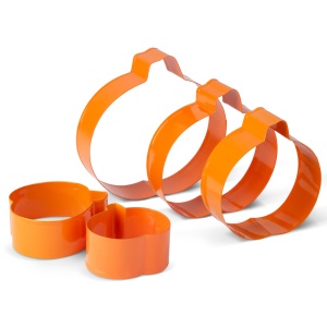 Set detector de prăjituri - formă de dovleac - 5 dbs