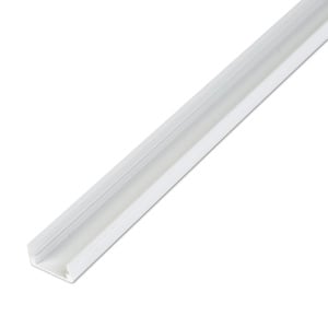 Șină din aluminiu pentru LED - 1000 x 17 x 8 mm - Formă U - alb - Img 4
