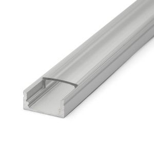 Șină din aluminiu pentru LED - transparent - 2000mm - Img 3