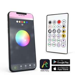 Șir de lumină inteligentă - 100-240V - 66 LED-uri RGB - 10 m - Bluetooth - Img 3