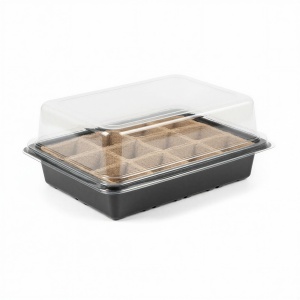 Tava Palantor cu dom transparent - 20 x 15 x 10 cm - Img 2