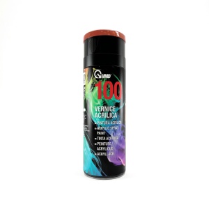 Vopsea email acrilică - pentru metal, plastic și lemn - 400 ml - maro