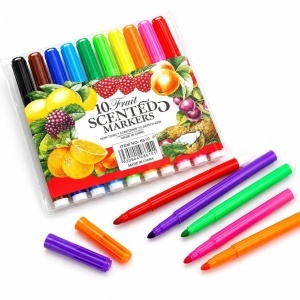 Carioci Parfumate 12 Culori cu Arome de Fructe, 12/set Groase 14cm Diferite Culori