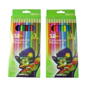 Creioane Colorate 12/Set, 12 Culori, 17 cm - Img 2